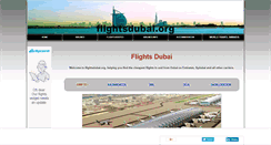 Desktop Screenshot of flightsdubai.org